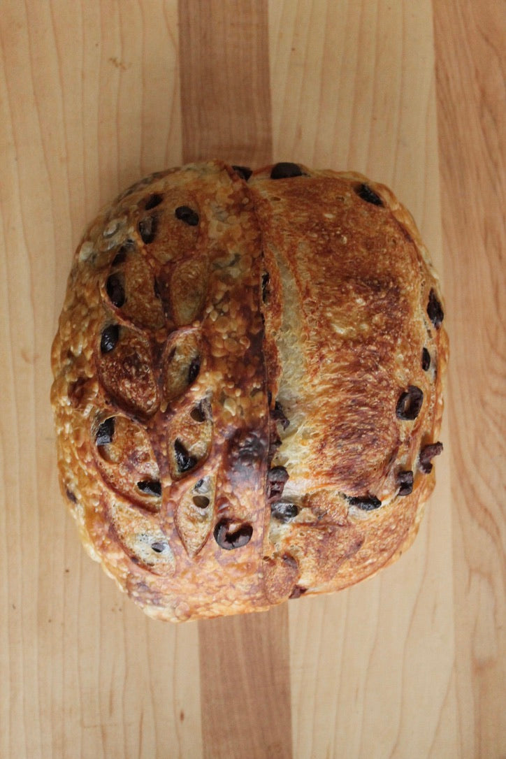 Sourdough Olive Loaf